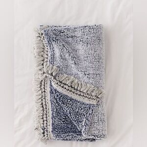 Urban Outfitters Amped Fleece Fringe Throw Blanket